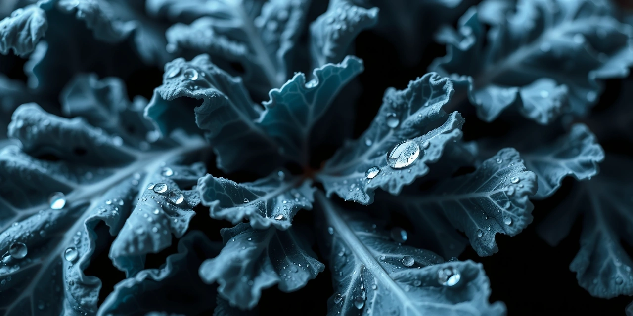 Nahaufnahme von frischem Blattgemüse