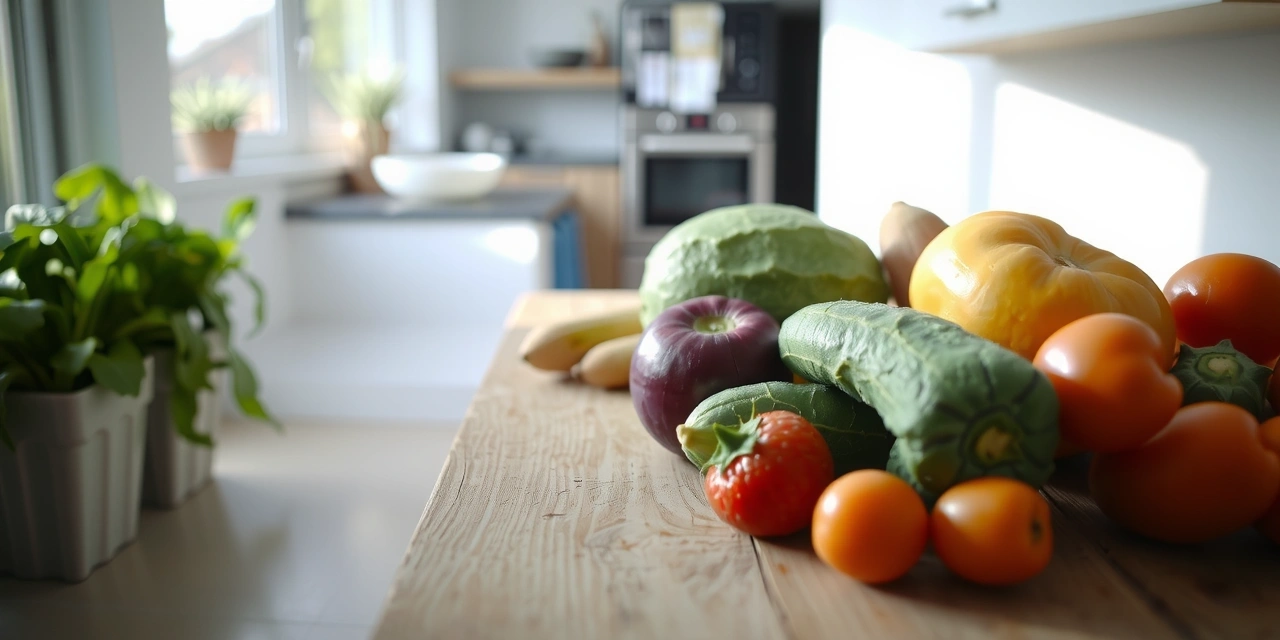 Frisches Bio-Gemüse Illustration