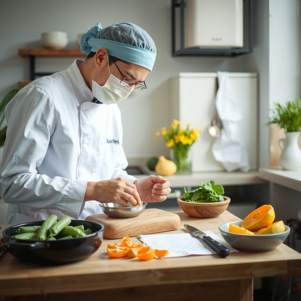 Work in progress in the test kitchen